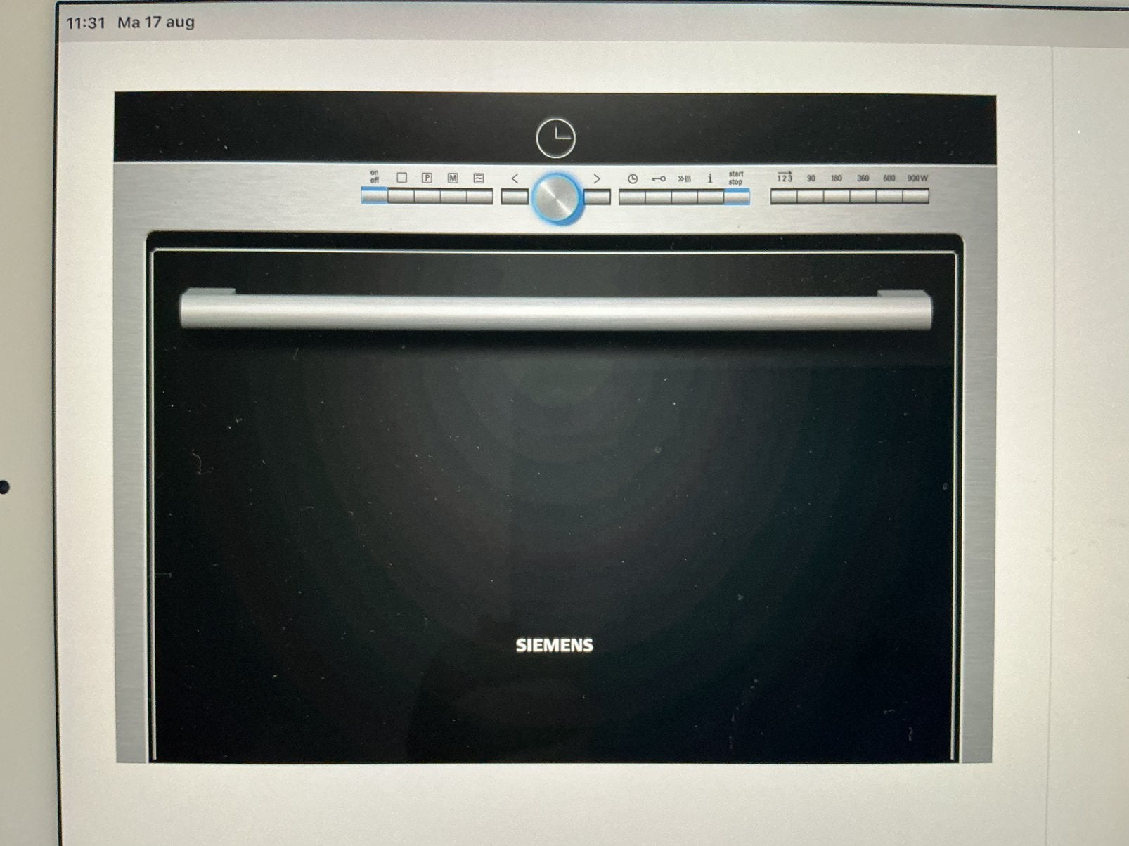 Compacte INBOUW bakoven + magnetron Siemens weinig gebruikt, Witgoed en Apparatuur, Ophalen, Gebruikt, Siemens, Combi-oven