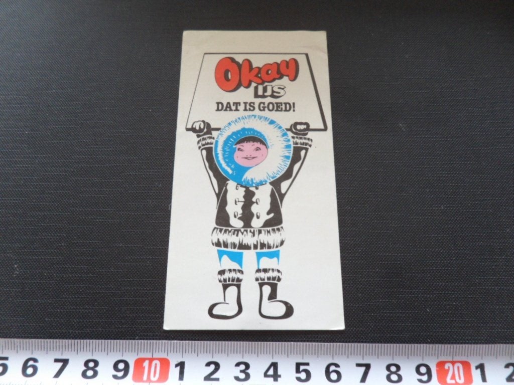 sticker logo eskimo - OKAY IJS dat is goed, Ophalen, Zo goed als nieuw