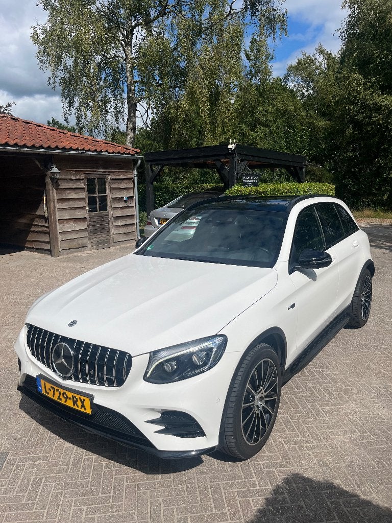 Mercedes-Benz GLC 43 AMG  367pk 4MATIC 9G-TRONIC 2017 Wit, Auto's, Automaat, Zwart, 367 pk, 11 km/l
