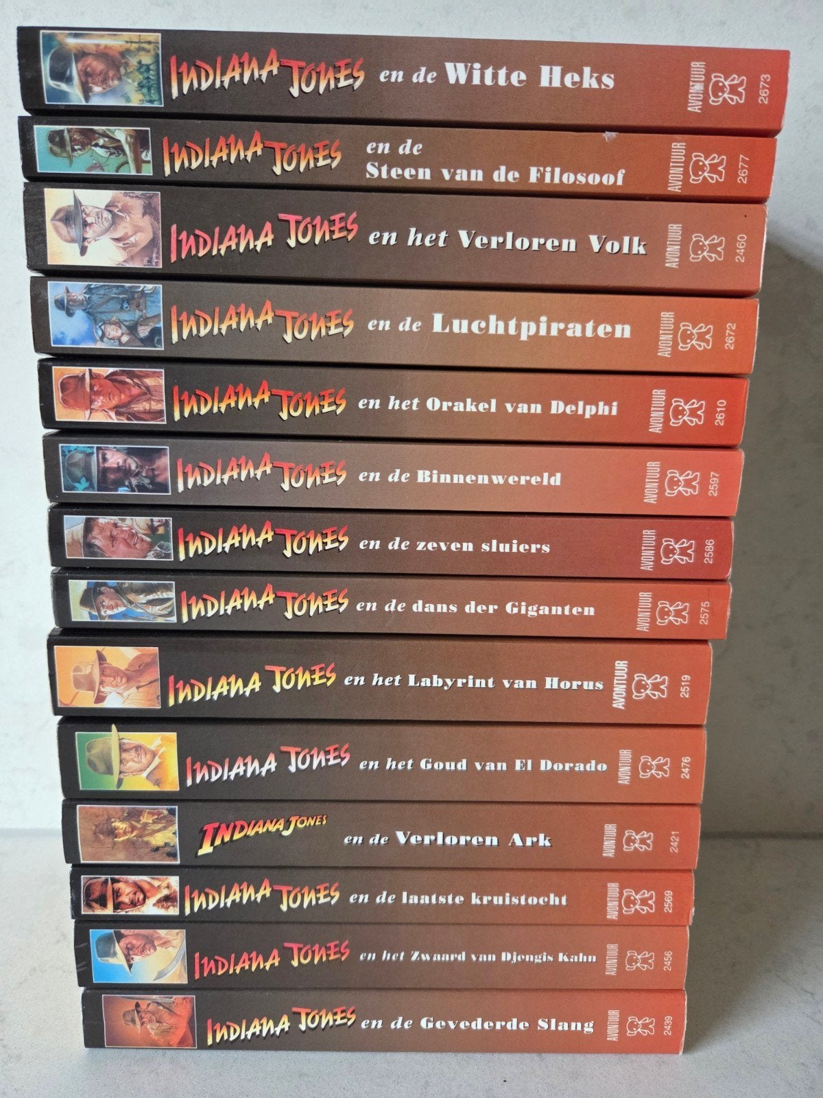 14x Indiana Jones, Boeken, Ophalen of Verzenden, Gelezen