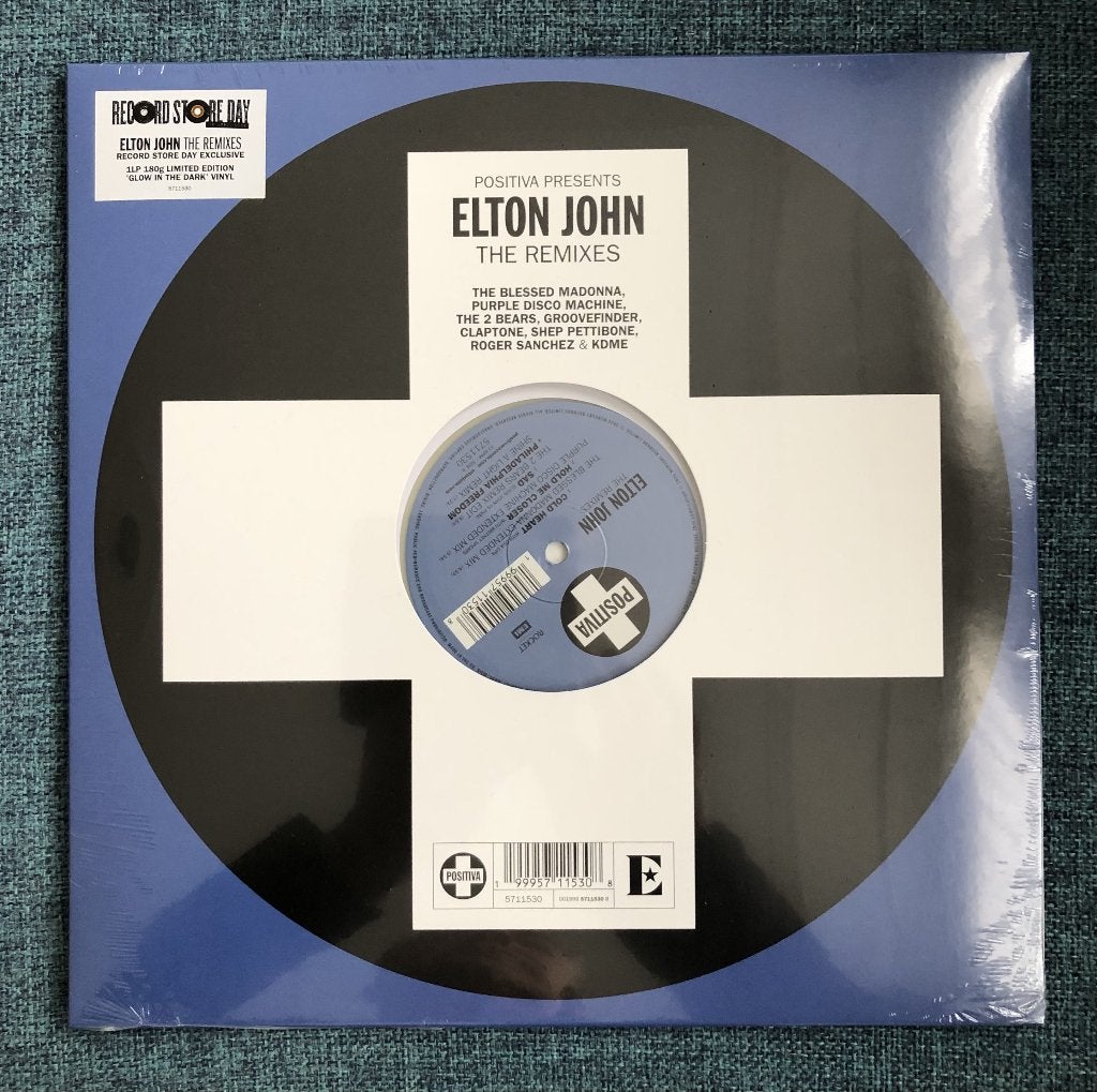 LP Elton John – The Remixes – Glow in the Dark vinyl – nieuw, Ophalen of Verzenden, Nieuw in verpakking, LP