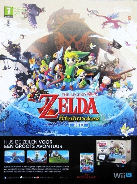 3 vintage advertenties Nintendo 2010-13 Zelda Pokemon Mario, Ophalen of Verzenden, Zo goed als nieuw