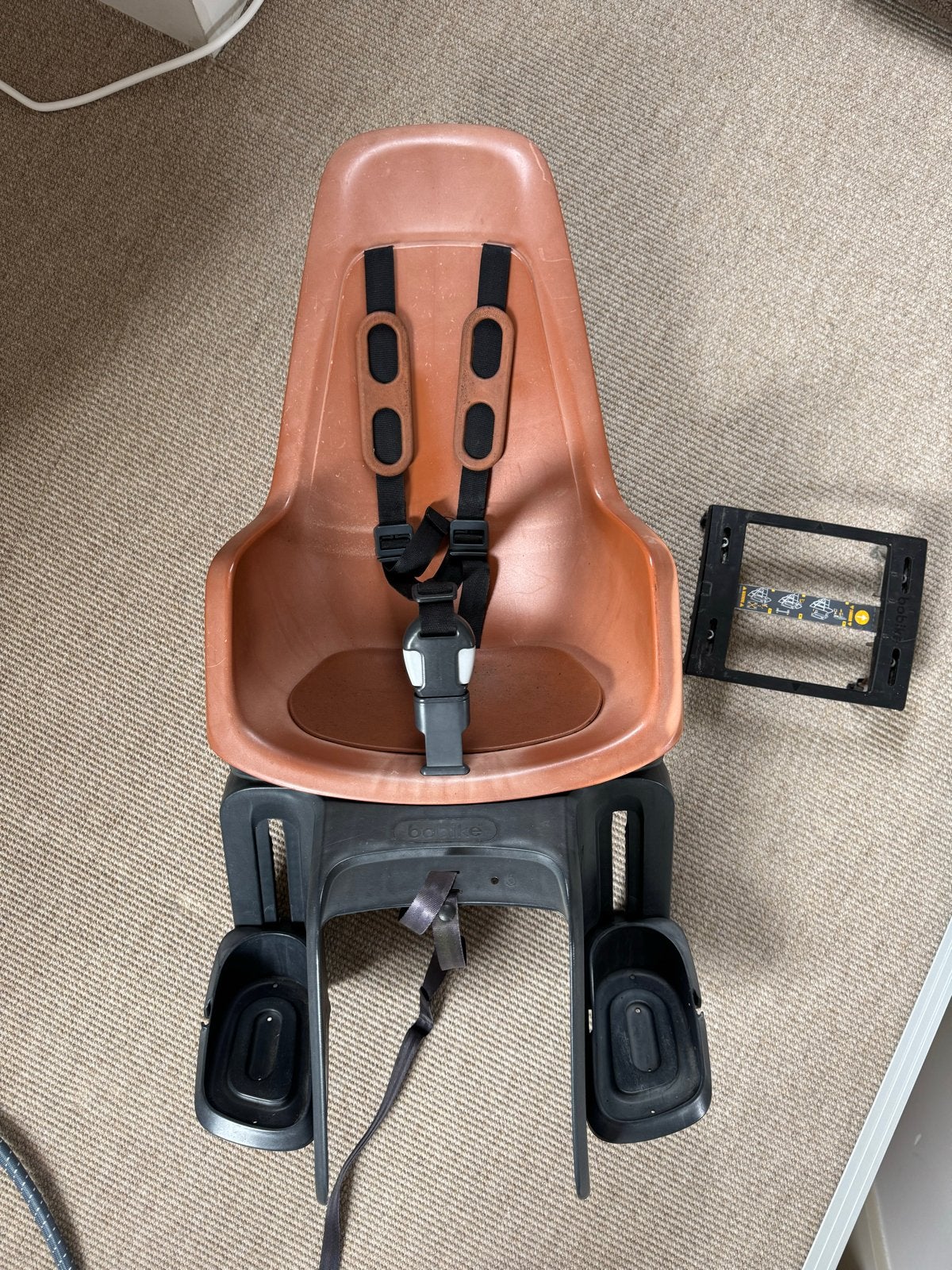 Bobike One Maxi Achterzitje inclusief montagekader, Ophalen, Achterzitje, 9 t/m 18 kg, Gebruikt