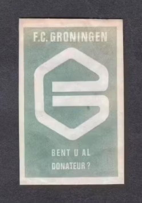 Suikerzakje FC Groningen Voetbal., Ophalen of Verzenden, Zo goed als nieuw