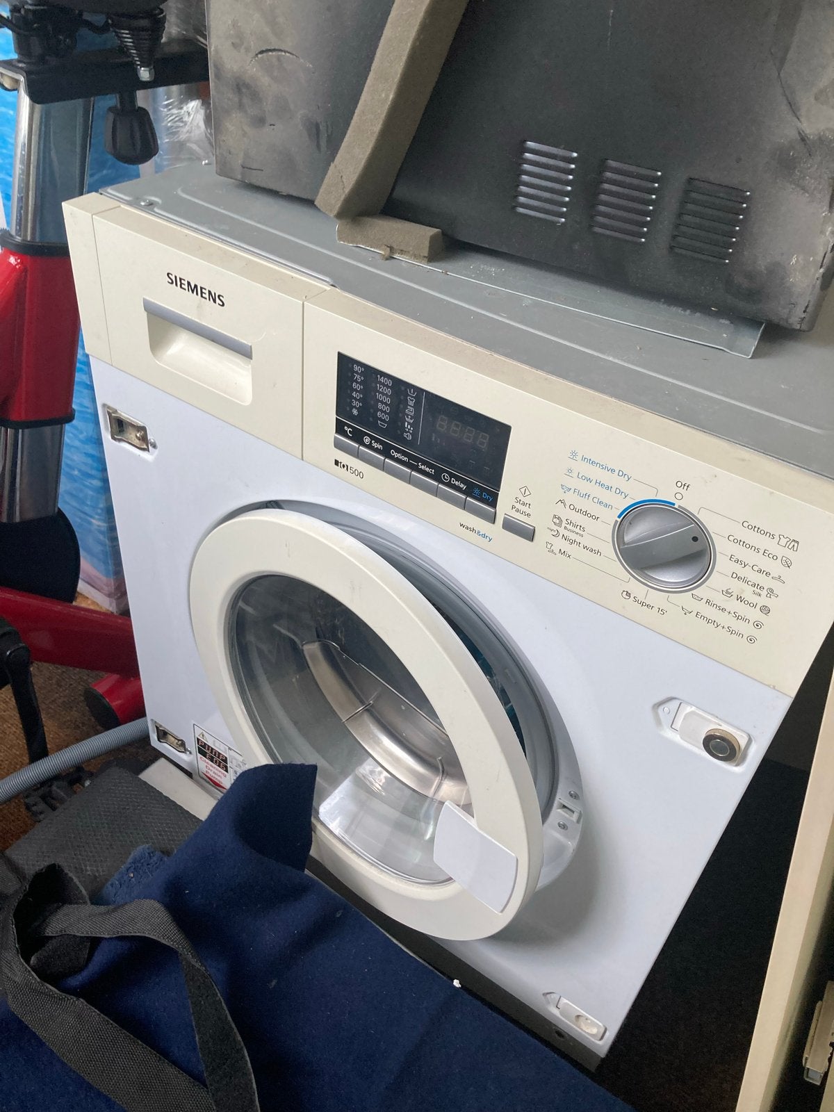 Siemens wasmachine met diverse wasprogramma's, Witgoed en Apparatuur, Ophalen, Gebruikt, Voorlader, Kort programma