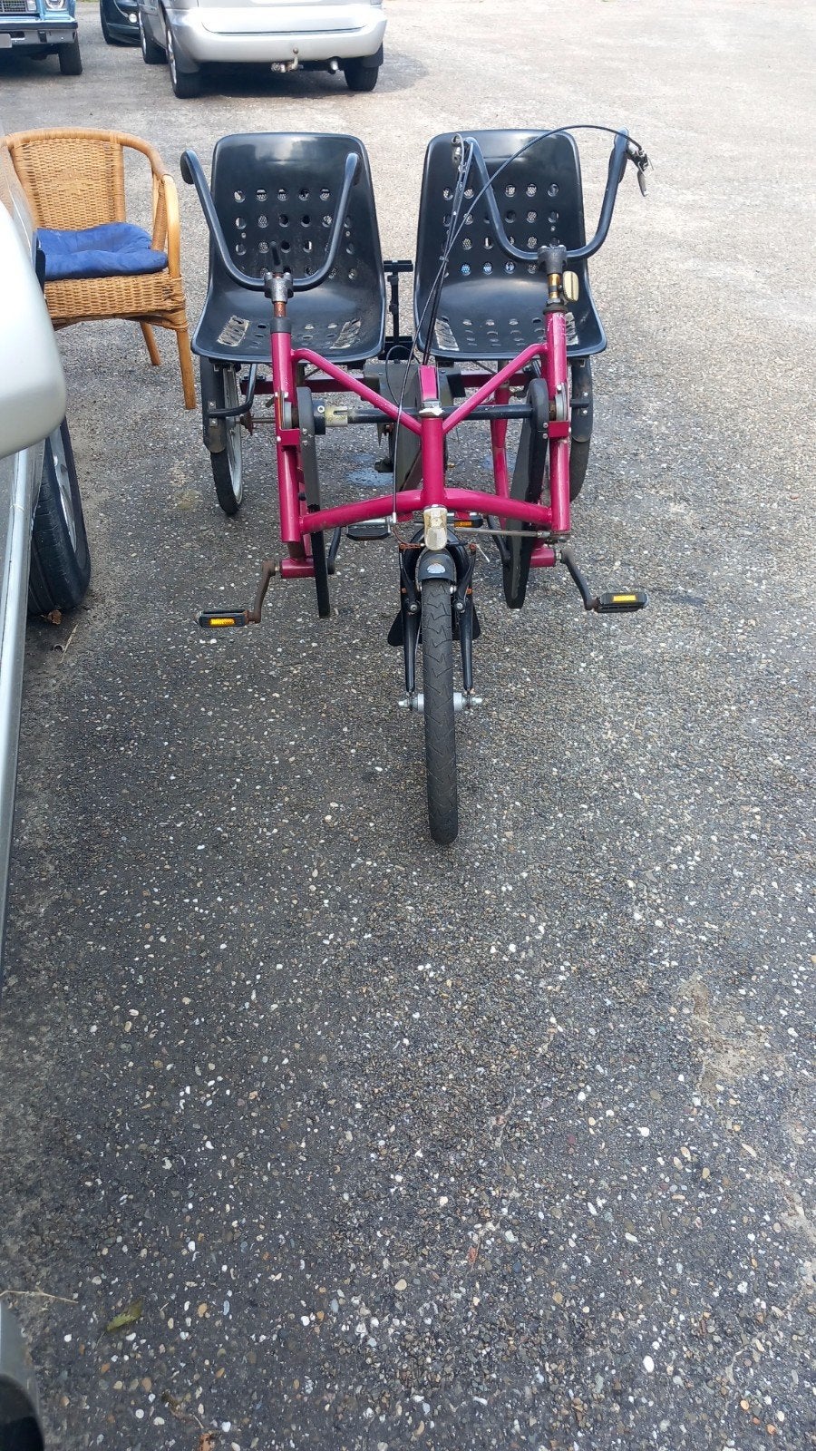 duo fiets 3 wieler, Ophalen, Minder dan 10 versnellingen, Gebruikt, Minder dan 49 cm