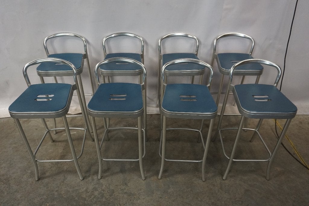 Kartell Mauna-kea barkrukken barkruk krukken, Met voetsteun, 60 tot 90 cm, Ophalen of Verzenden, Metaal