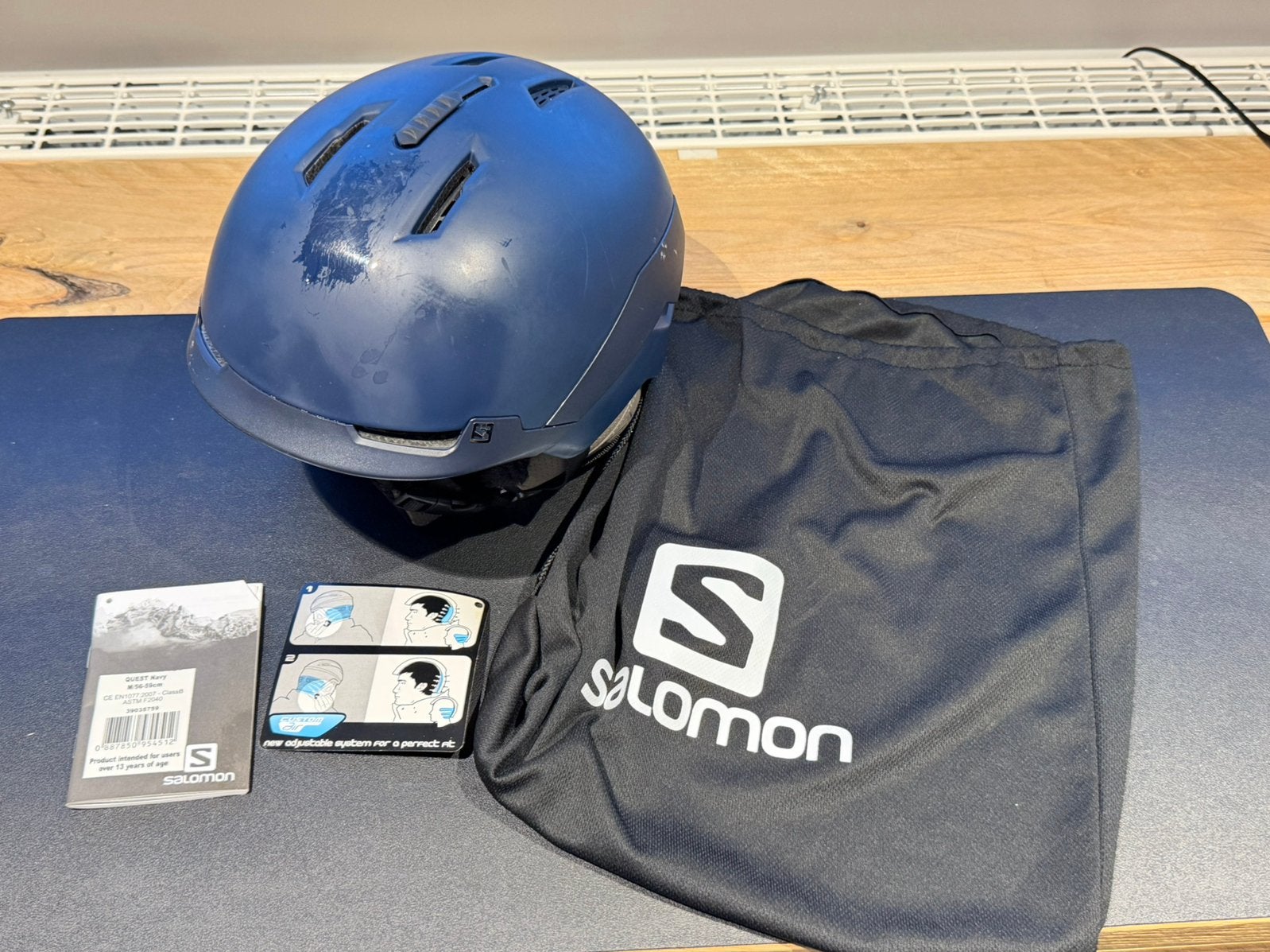 Skihelm Salomon Quest | maat M, Overige typen, Zo goed als nieuw, Minder dan 100 cm, Salomon