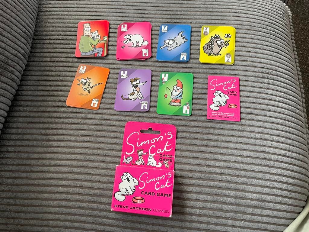 Simon’s cat card game kaart spel van Steve jackson games, Hobby en Vrije tijd, Gezelschapsspellen | Kaartspellen, Zo goed als nieuw
