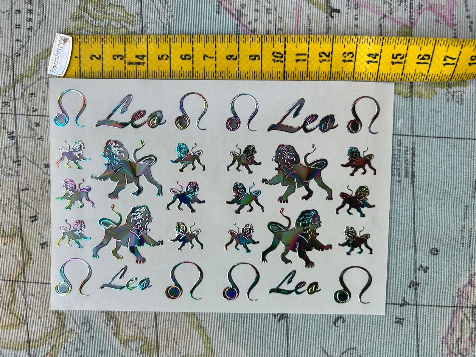 Hologravische stickers Leeuw, Ophalen of Verzenden, Zo goed als nieuw