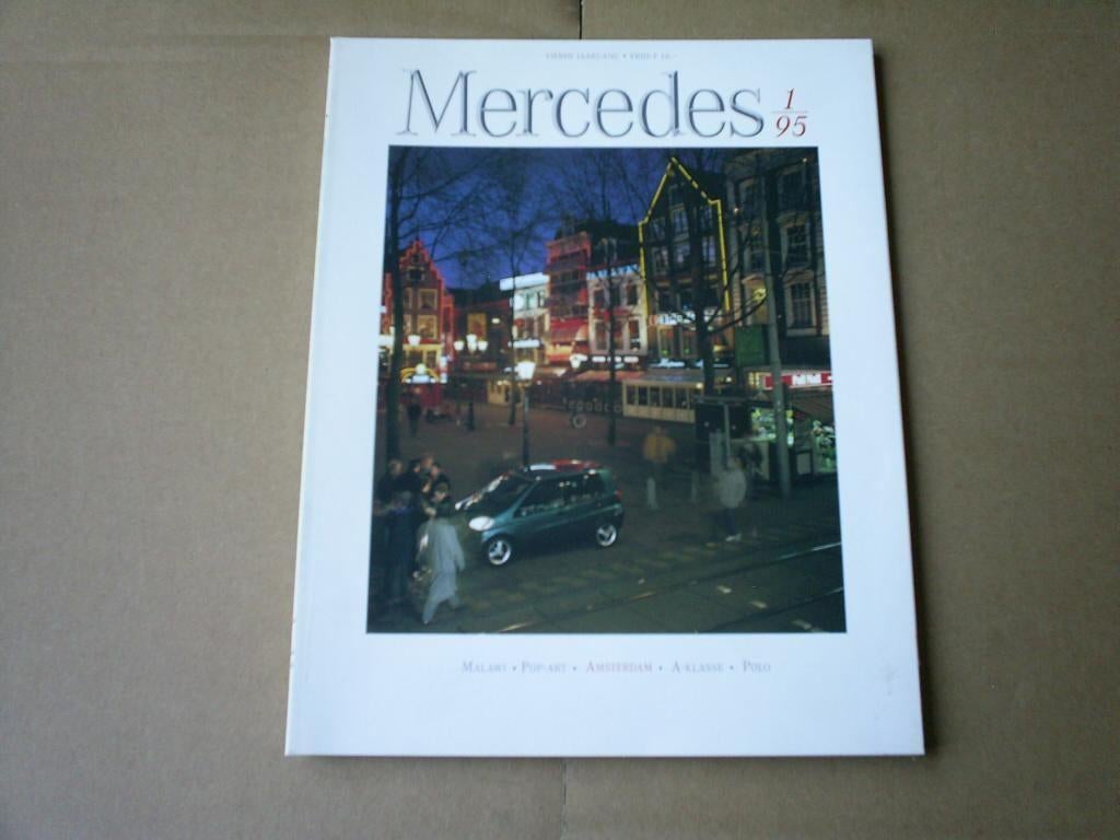 Mercedes Magazine Mercedes Modellen 1 / 1995 84 pag., Verzenden, Zo goed als nieuw, Mercedes