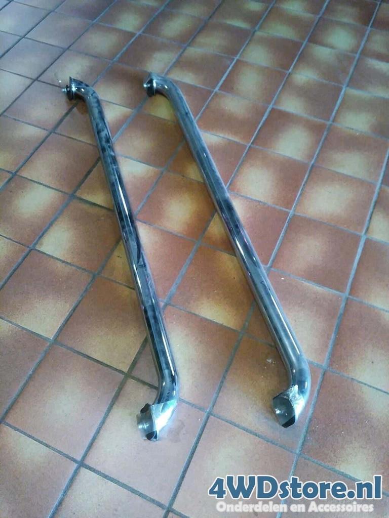 Bedrails / Dakdragers laadbak Nissan Navara verchroomd, Ophalen of Verzenden, -, -, -
