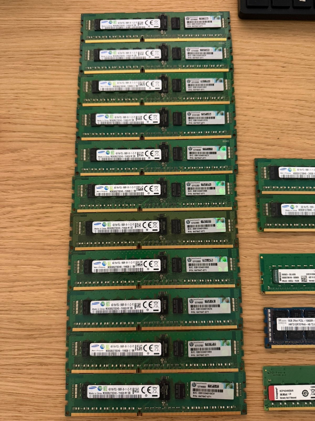 Grote partij DDR3 / DDR3L RAM-geheugen – Samsung, Hynix, etc, Ophalen of Verzenden, Zo goed als nieuw, DDR3