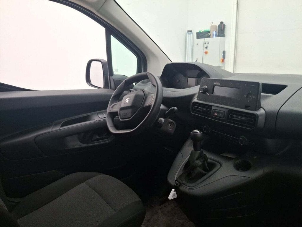 Peugeot Partner 1.5 Standaard L1 LichtblauwHDI 2021 Airco/PD, Auto's, Peugeot, Gebruikt, 4 cilinders, Wit, 75 pk