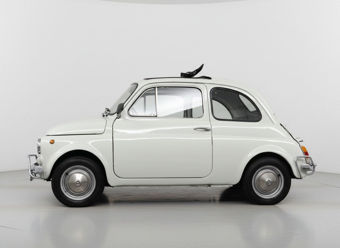 Fiat 500L Fiat Unieke schuurvondst uit Italië met slechts 2, Auto's, Zwart, 4 stoelen, Wit, Bedrijf