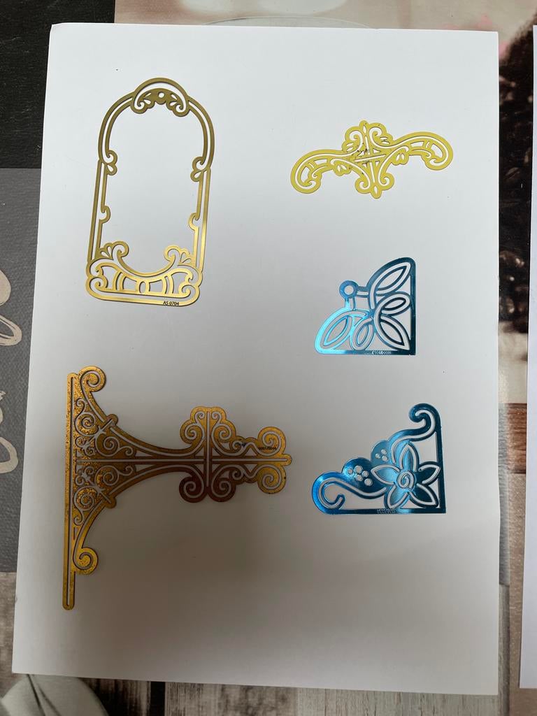 Embossing mallen 5, Ophalen of Verzenden, Zo goed als nieuw, Overige thema's, Overige typen