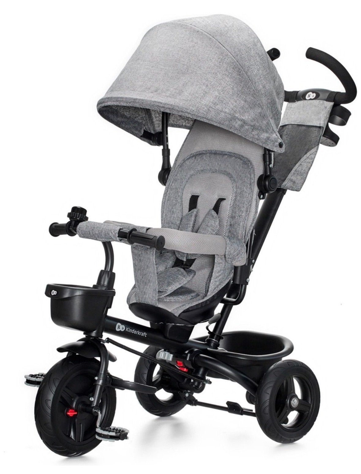 Kinderkraft Driewieler - Grijs, Fietsen en Brommers, Fietsen | Kinderfietsjes, Ophalen, Gebruikt, Minder dan 16 inch