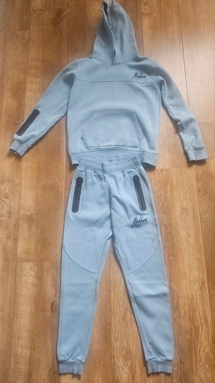 Malelions joggingpak lichtblauw maat 152, Ophalen of Verzenden, Gebruikt, Malelions, Jongen
