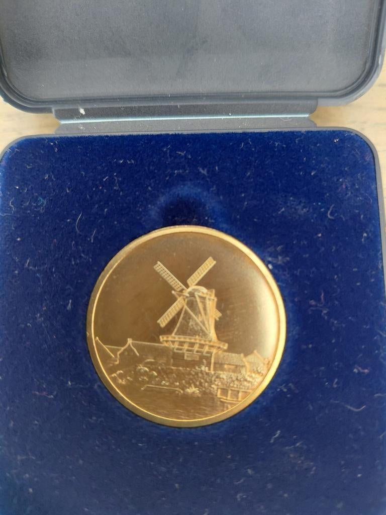 Penning Houtzaagmolen De Ster Utrecht 1721-1990, Ophalen of Verzenden, Overige materialen