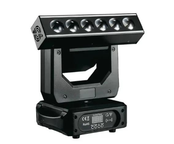 DJLicht 6x20W Beam 4 in 1 movinghead RGBW, Geluidgestuurd, ., Nieuw, Ophalen of Verzenden