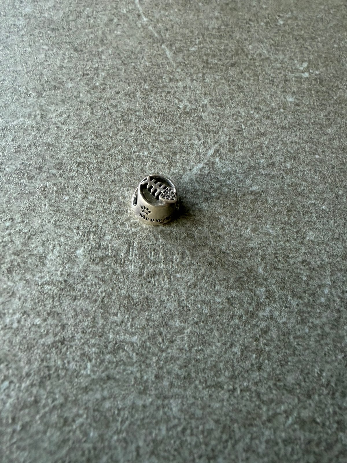 Pandora bedel, katten voerbakje, Ophalen of Verzenden, Zo goed als nieuw, Zilver, Pandora