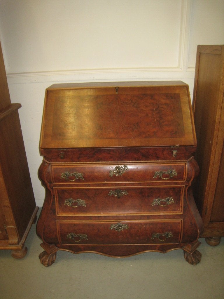 Vintage wortelnoten secretaire, Niet ingevuld, Gebruikt, Niet ingevuld, Niet ingevuld