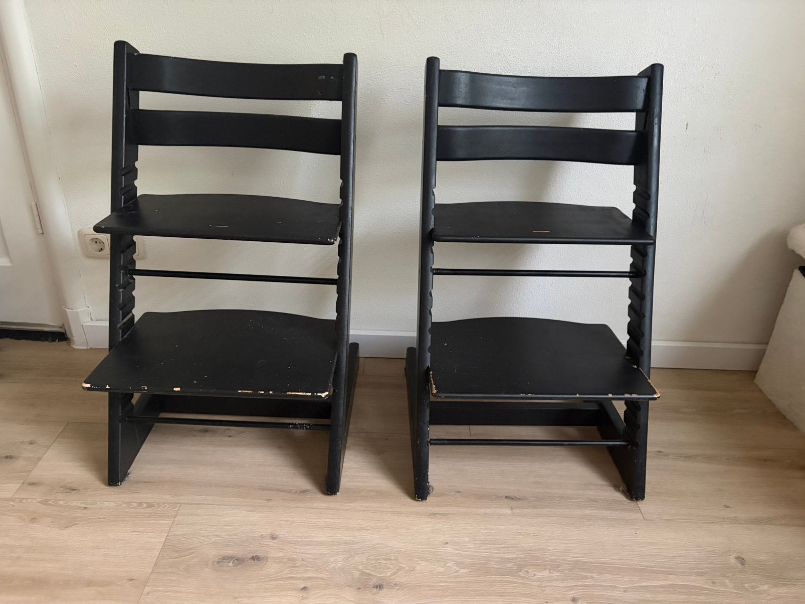 Twee tripptrapp stoelen gebruikt, Kinderen en Baby's, Kinderstoelen, Ophalen, Gebruikt, Meegroeistoel