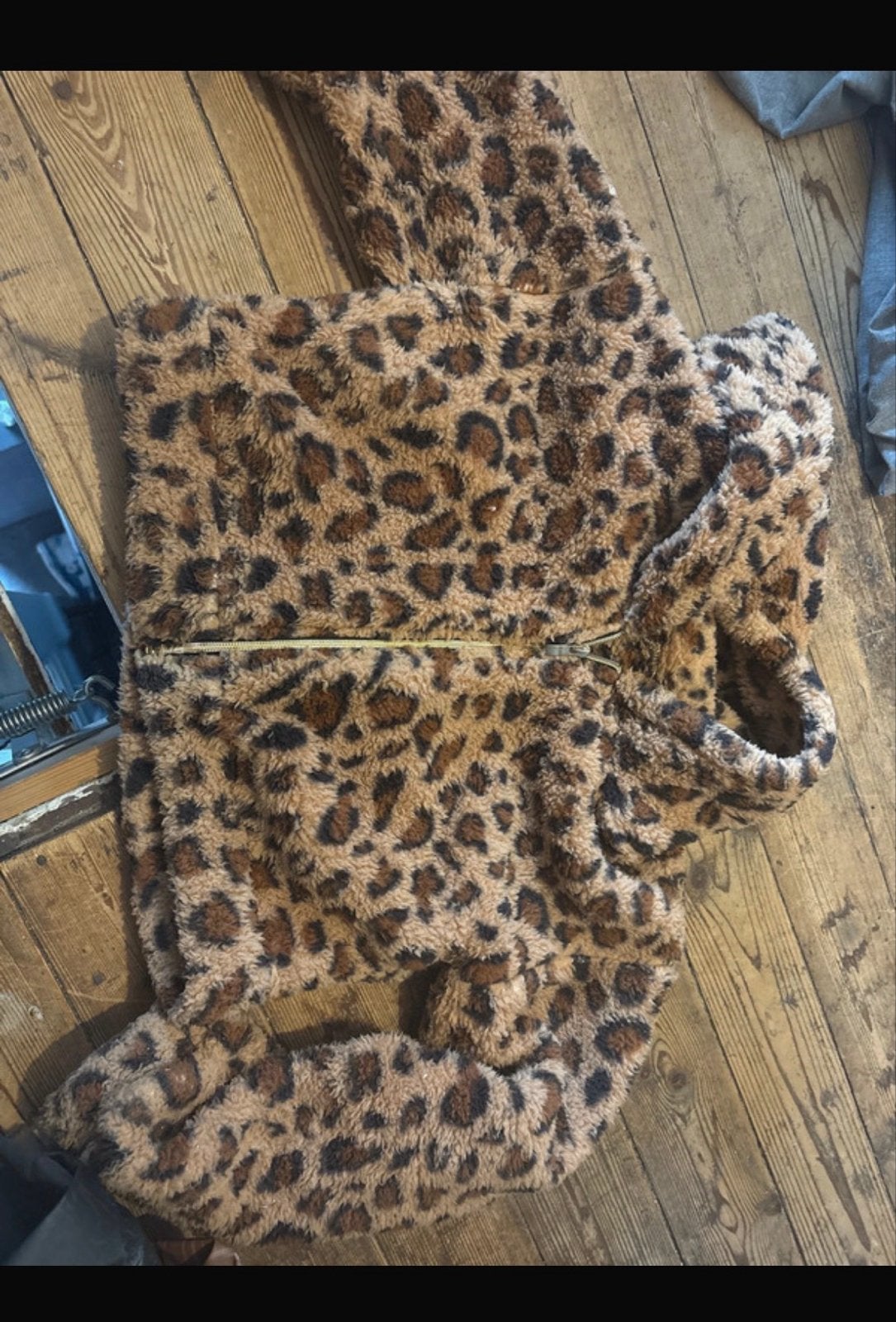 Kort bomberjack jasje met panterprint (XS/S), Kleding | Dames, Ophalen of Verzenden, Zo goed als nieuw, Maat 34 (XS) of kleiner