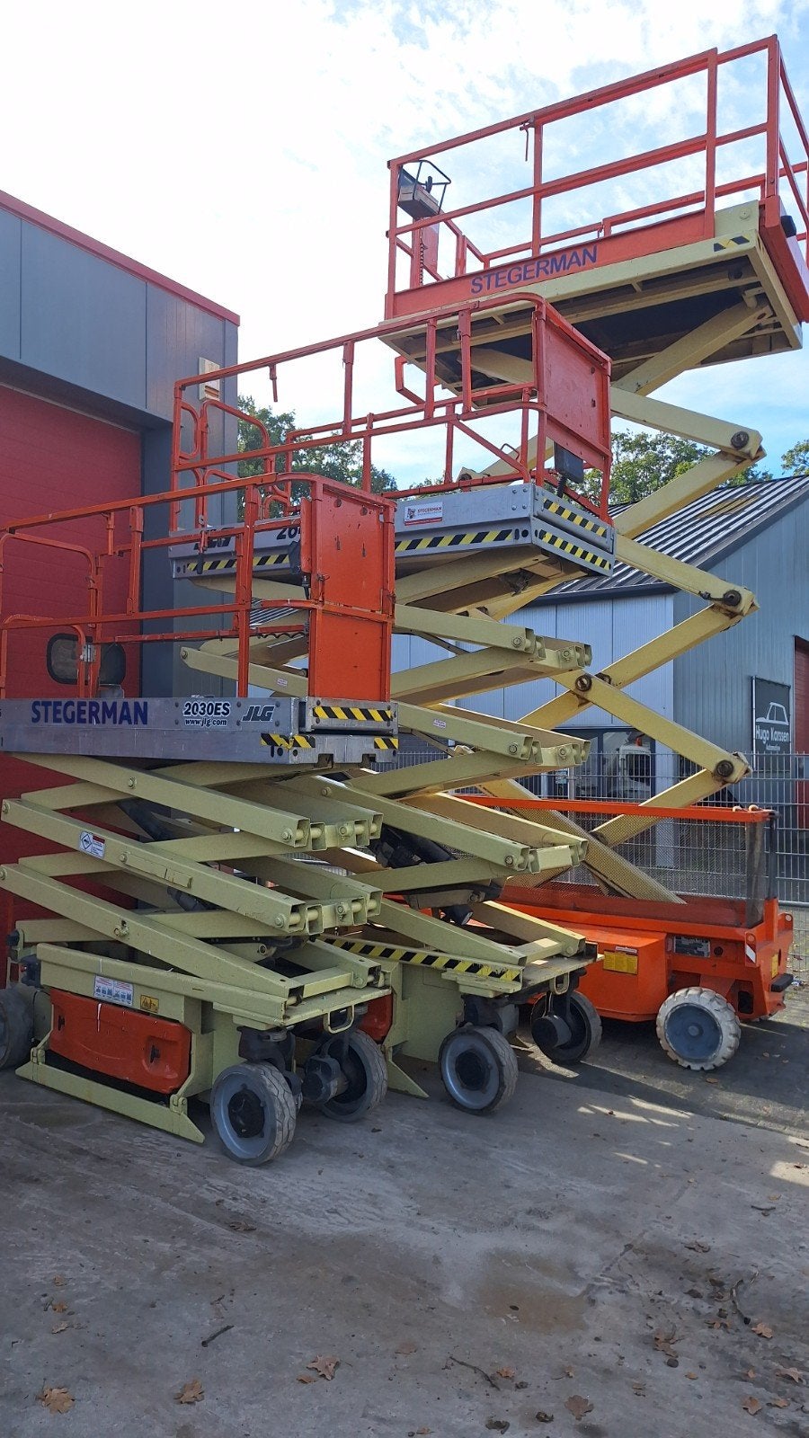 Schaarhoogwerkers JLG, Holland Lift 8 - 10 meter werkhoogte,, Zakelijke goederen, Ophalen