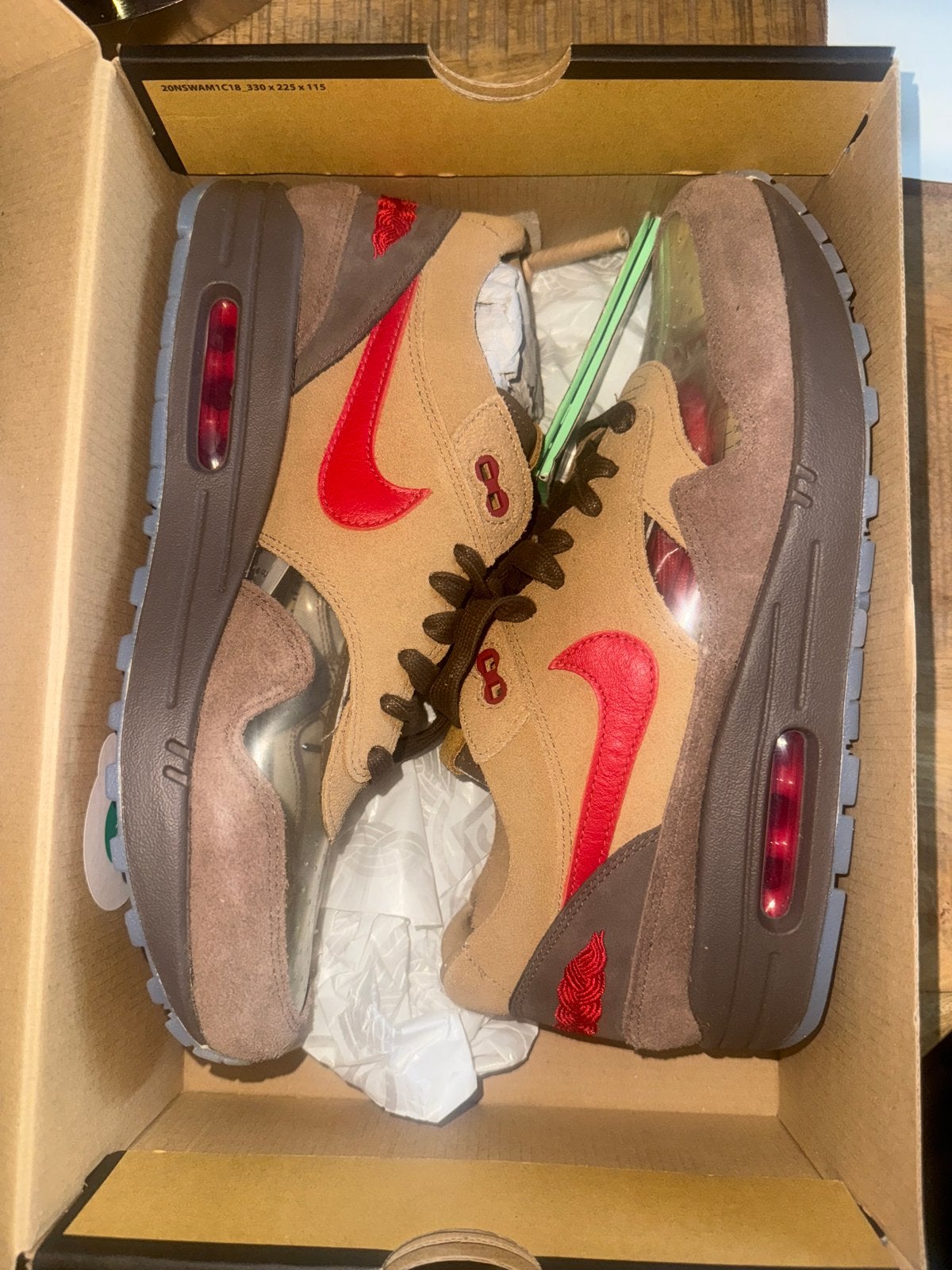 Nike Air Max 1 CLOT Kiss of Death Cha, Ophalen, Nieuw, Overige kleuren, Sneakers of Gympen