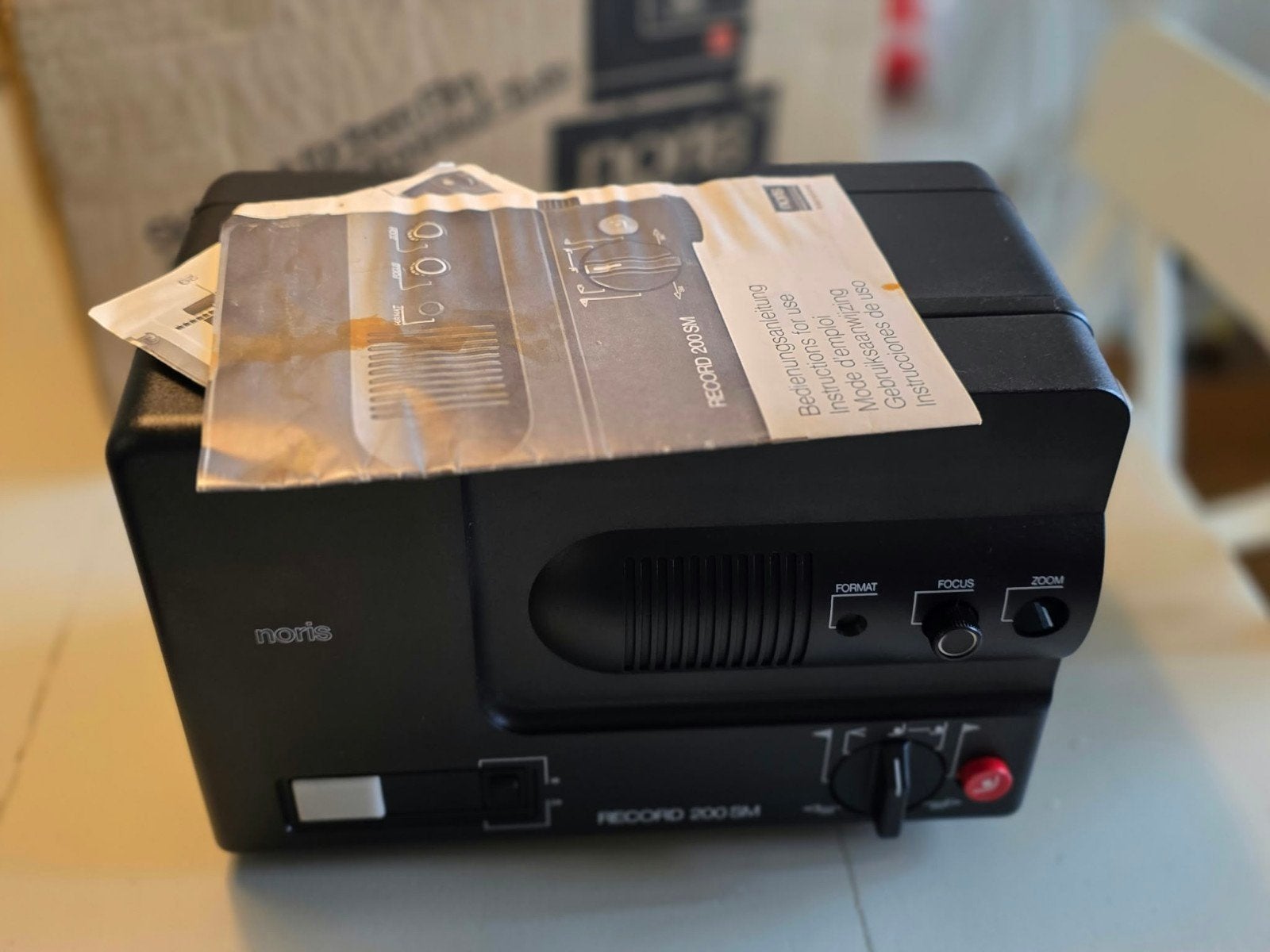 Noris Record 200 SM Super 8 Filmprojector, Ophalen of Verzenden, Gebruikt