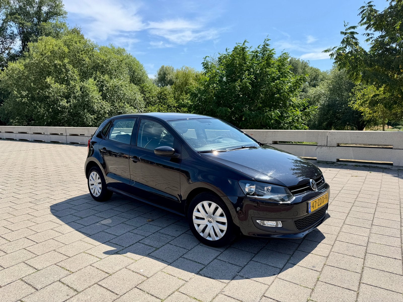 Volkswagen Polo 1.2 TSI | 66KW | 2013, Auto's, Voorwielaandrijving, Dealer onderhouden, 40 €/maand, Zwart
