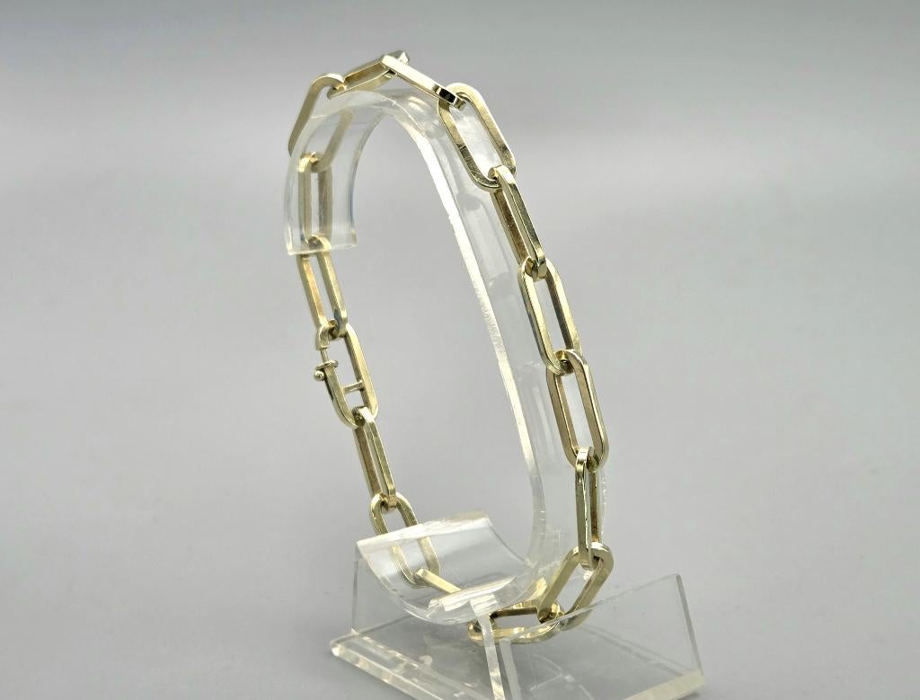 Gouden vintage closed for ever armband. 2025/626. 14.9 Gram, ., Ophalen of Verzenden, Zo goed als nieuw, .