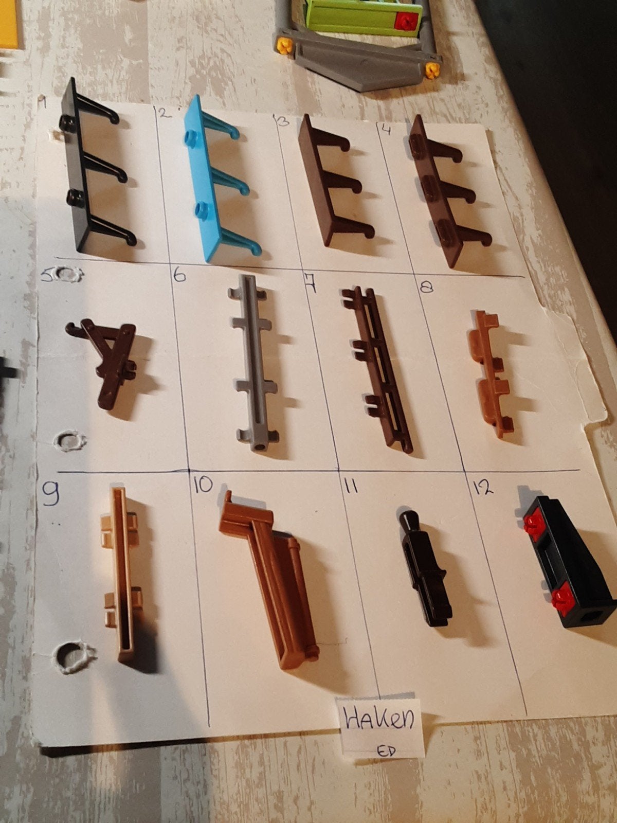 onderdelen Haken, Stokken, Palen, ophang, rekjes., Gebouw, Losse onderdelen, Ophalen of Verzenden, Zo goed als nieuw
