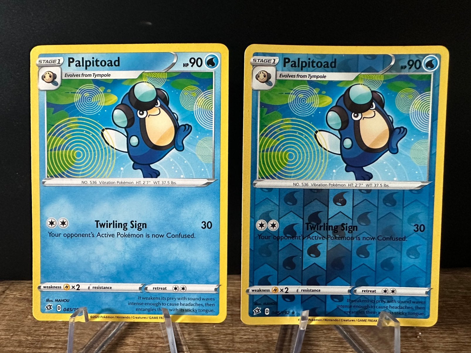 Pokemon rebel clash palpitoad set 045/192, Ophalen of Verzenden, Zo goed als nieuw