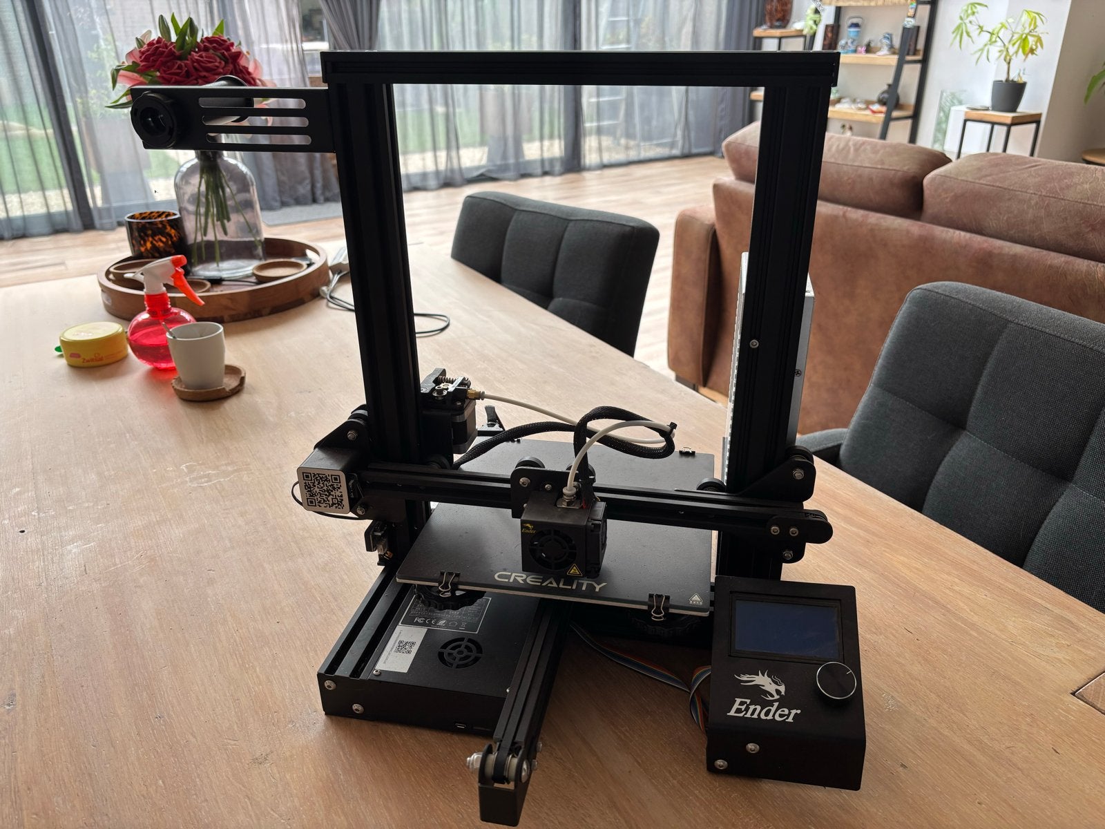Creality Ender 3 3D-printer, Ophalen of Verzenden, Zo goed als nieuw, Filament