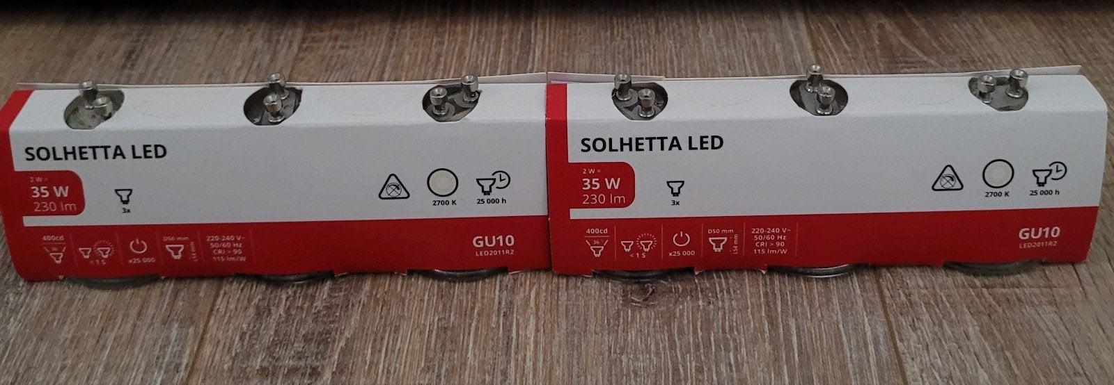 Nieuw! Solhetta ledlampjes GU10, 35W en D50mm, Ophalen of Verzenden, Nieuw, Led-lamp