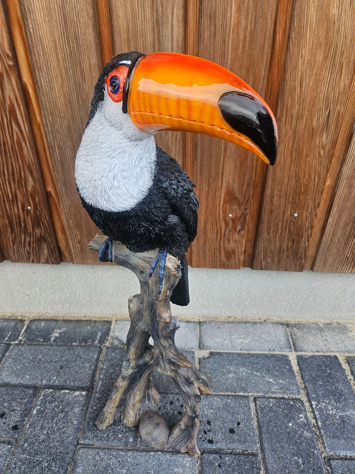 GROOT TOEKAN VOGEL DECORATIE BEELD , NIEUW, Ophalen, Nieuw, Kunststof, Dierenbeeld