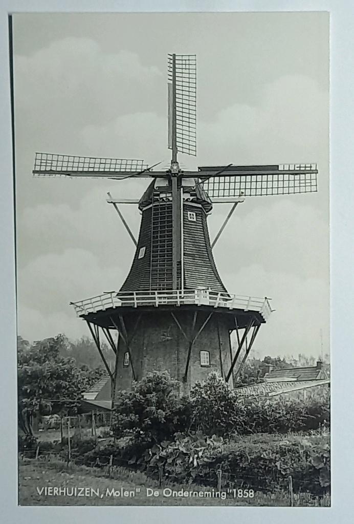 Vierhuizen  gem. Ulrum ( Gr. ) Molen De Onderneming  1859, Verzenden, 1960 tot 1980, Ongelopen, Groningen
