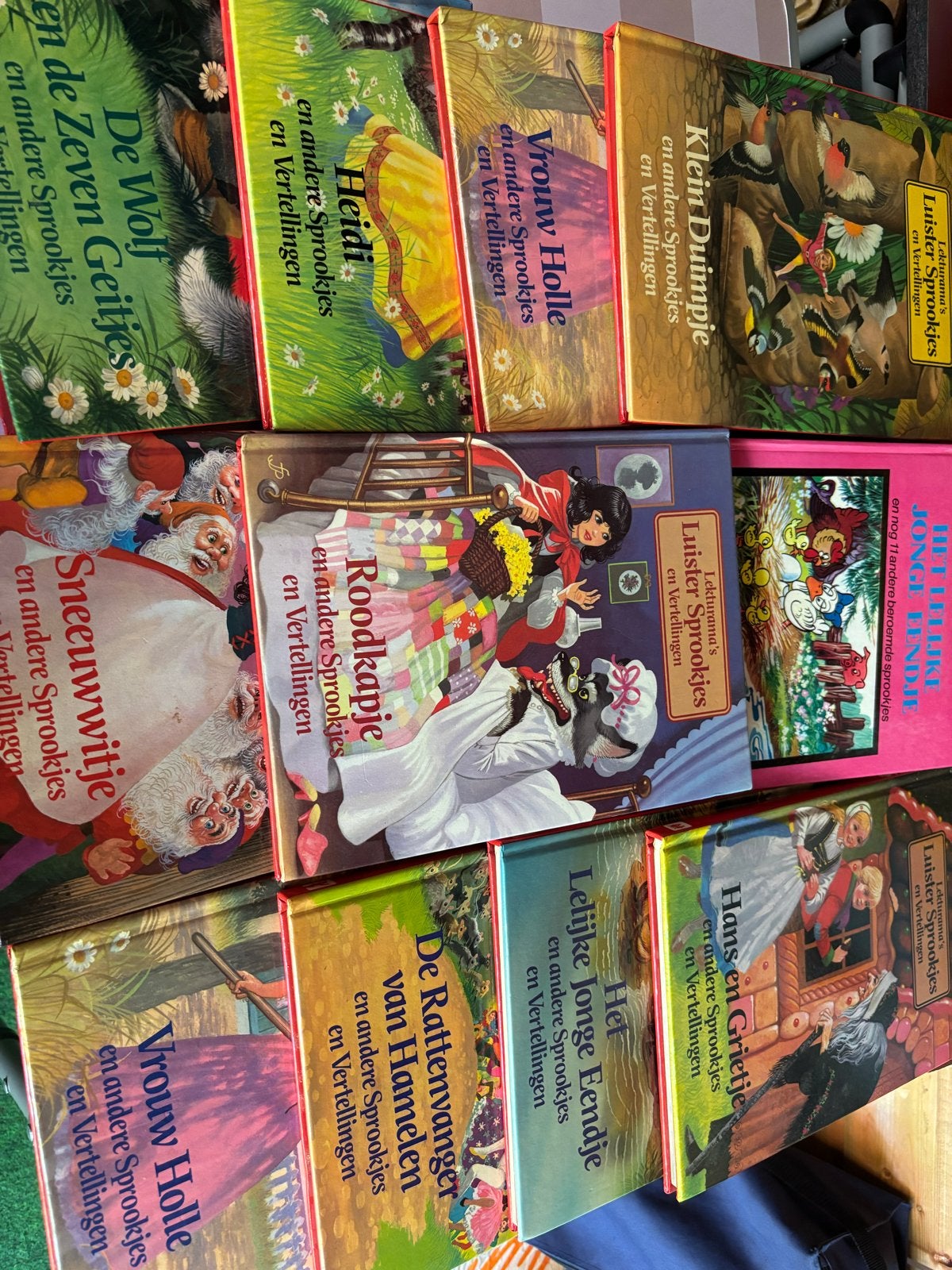 Grote collectie Kinderboeken Sprookjes - Lekturama Luistersp, Boeken, Ophalen of Verzenden, Gelezen