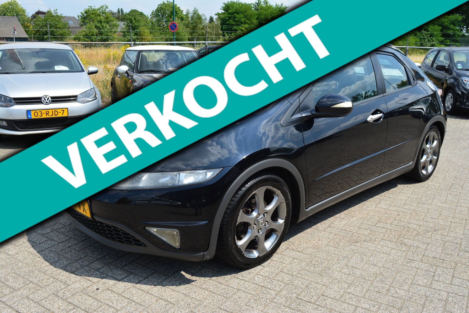 Honda Civic 1.8 Sport VTEC | 5 Deurs |Airco | Cruise | L.M., Auto's, Honda, Voorwielaandrijving, 4 cilinders, Zwart, Origineel Nederlands