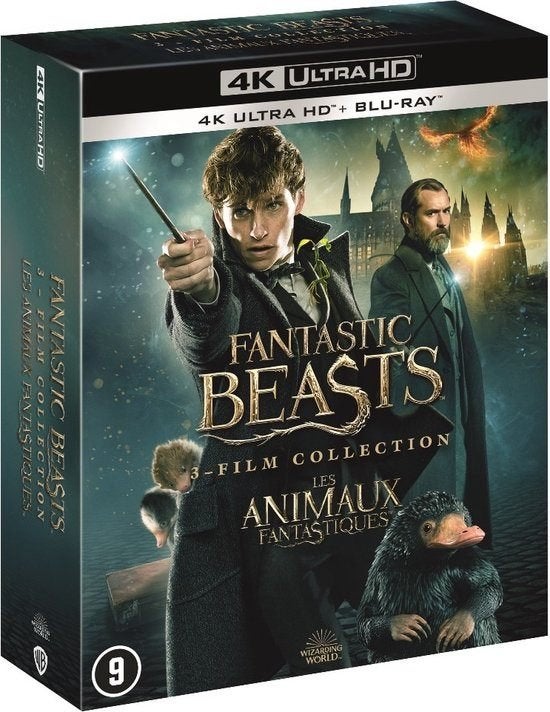 Fantastic Beasts 1 - 3, 4K Ultra UHD BRD Nieuw Geseald., Avontuur, Engels, Nederlands, Film
