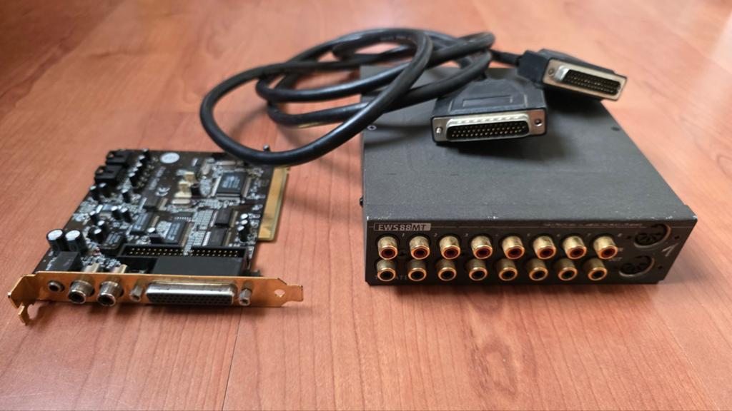 Terratec EWS88 MT vintage geluidskaart met breakout & kabel, Ophalen of Verzenden
