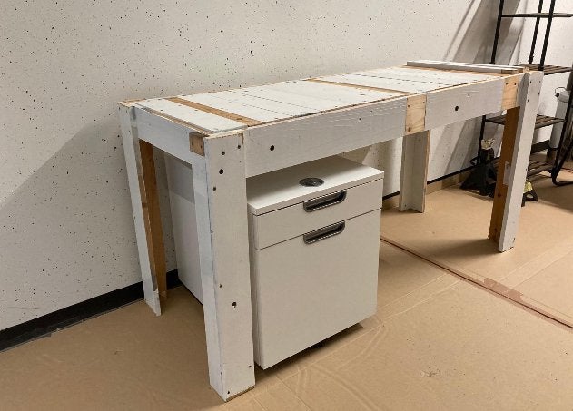 Stevige Werkbank, sidetable duurzaam werktafel doe het zelf, Ophalen, Zo goed als nieuw