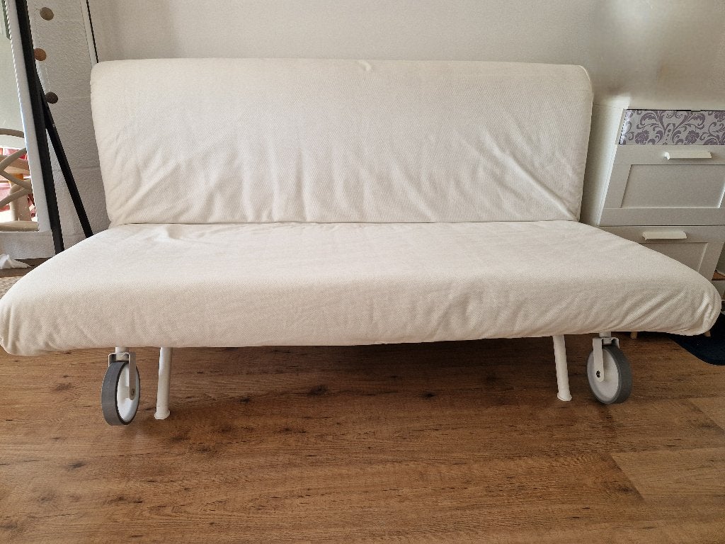 IKEA slaapbank, Ophalen, Tweepersoons, Zo goed als nieuw, 160 cm