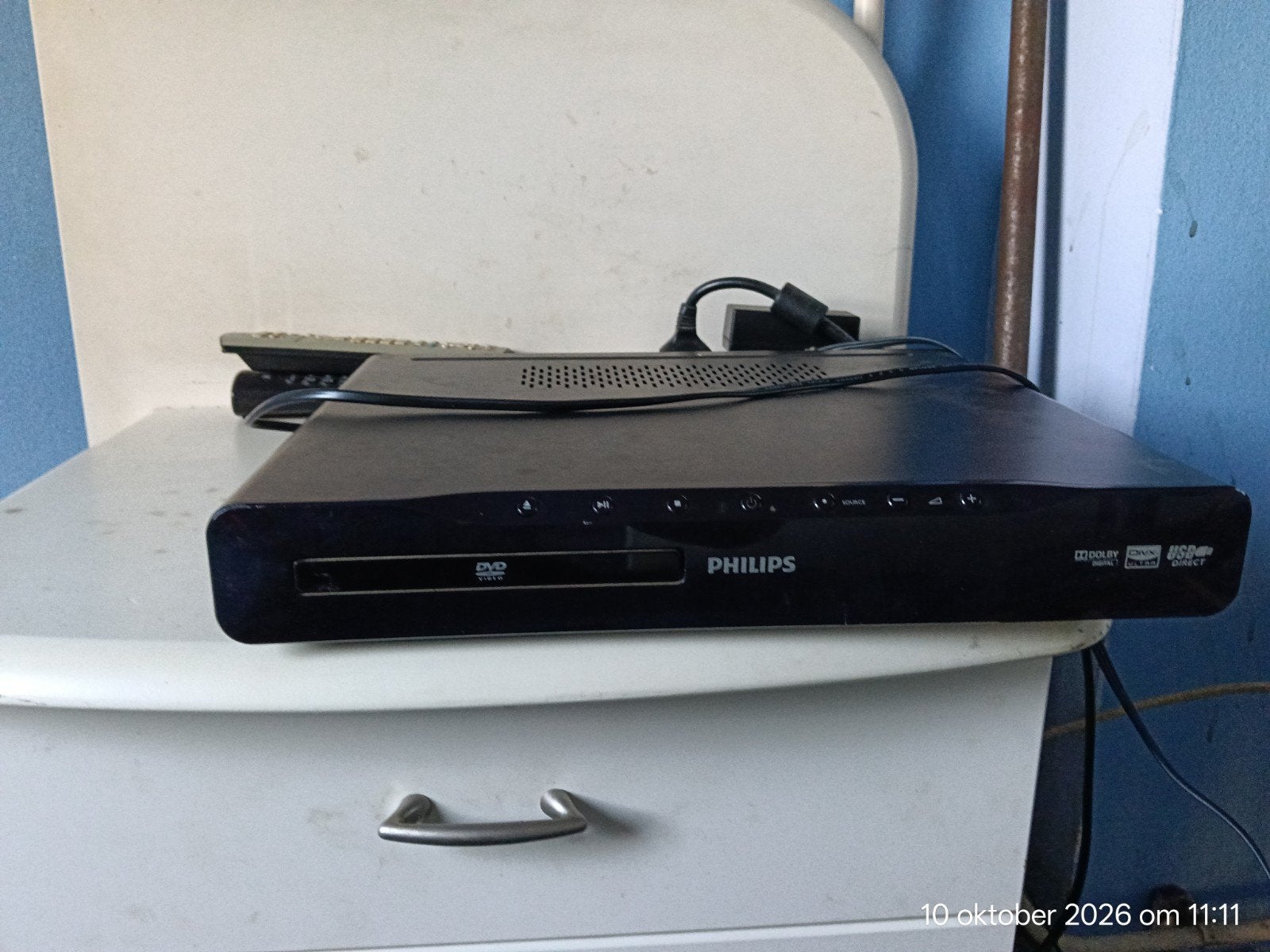Philips DVD-speler met home cinema speakerset - Zwart, Ophalen, Gebruikt, Philips