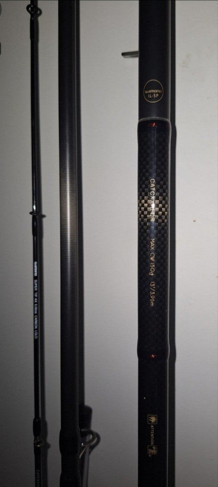 2x heavy feeder shimano okuma, Watersport en Boten, Hengelsport | Witvissen, Ophalen of Verzenden, Zo goed als nieuw, Werphengel