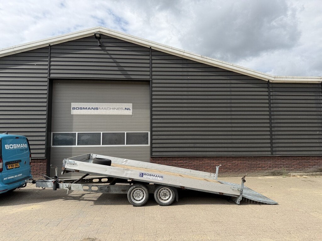Humbaur machinetransporter kantelbaar 3500 kg, Gebruikt
