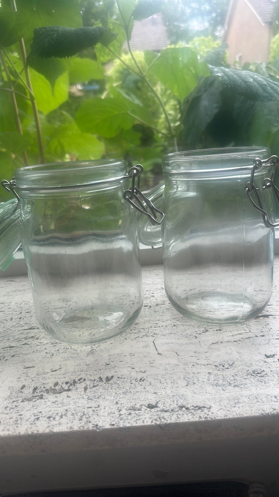 Weckpot 1liter, Huis en Inrichting, Keuken | Potten en Pannen, Ophalen of Verzenden, Zo goed als nieuw, Glas, Pot, Bus of Blik