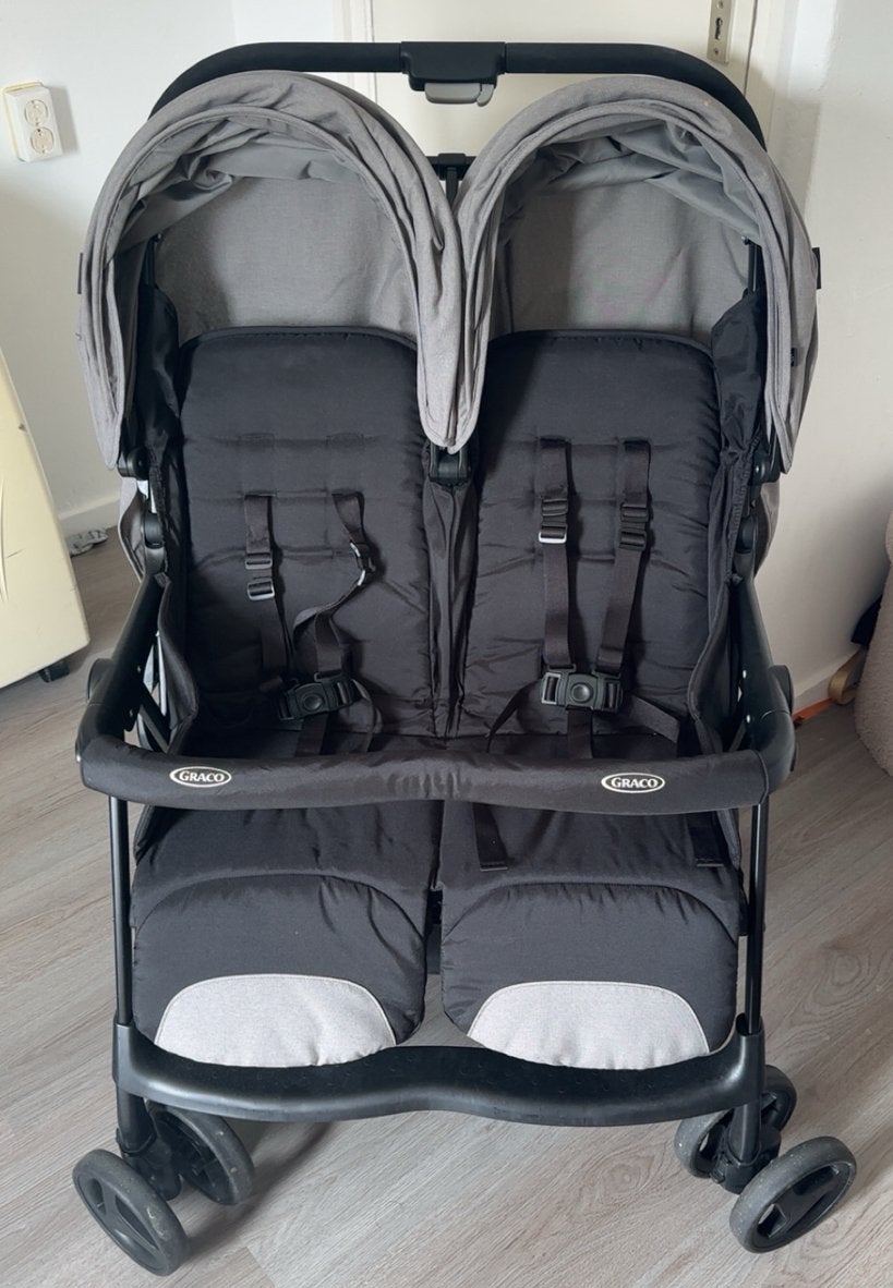 Graco duo/tweelingbuggy, Ophalen, Gebruikt